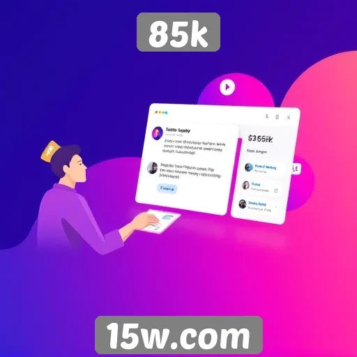 Novos recursos de interação no site 85k