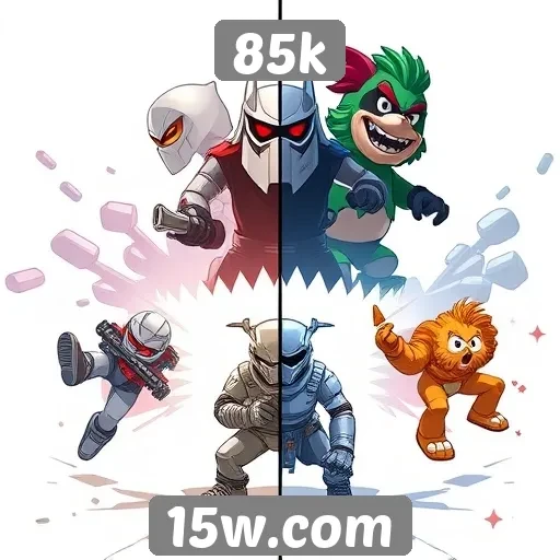 Comparativo entre jogos populares no 85k